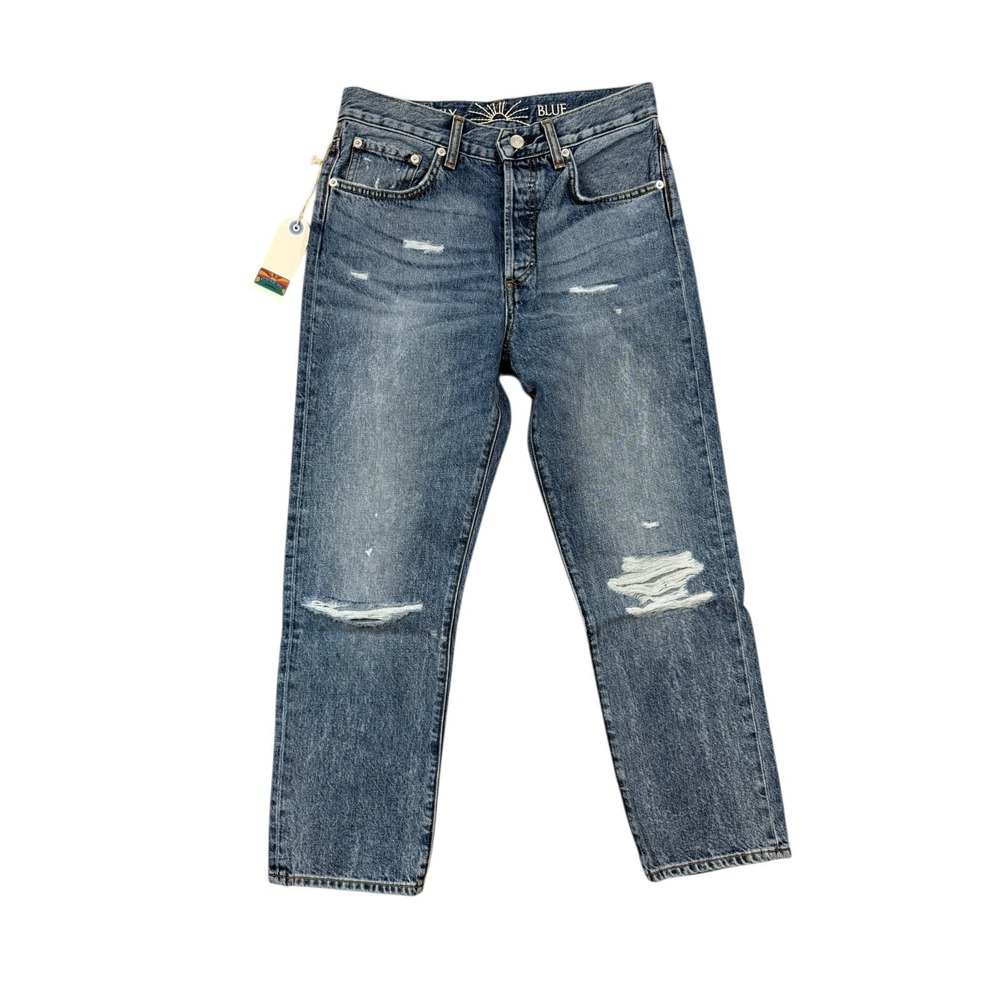 Daily Blue By AG Women's HYPE Classic Tempest Distressed Jeans Size 27 NWT